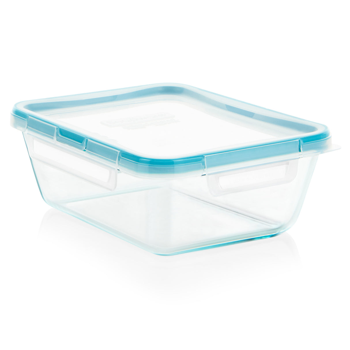 Total Solution 8-cup Rectangle Food Storage with Plastic Lid