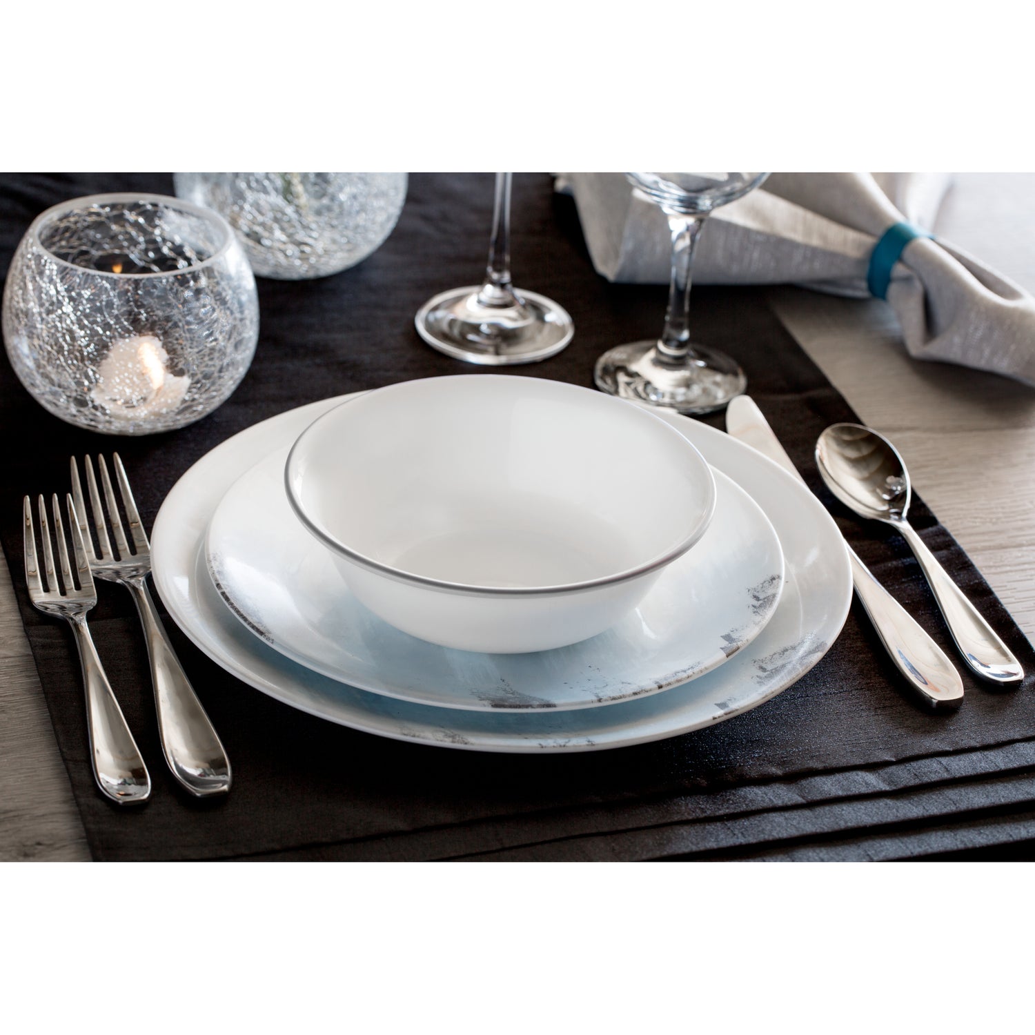 Corelle® Tranquil Reflections 12-piece Dinnerware Set, Service for 4