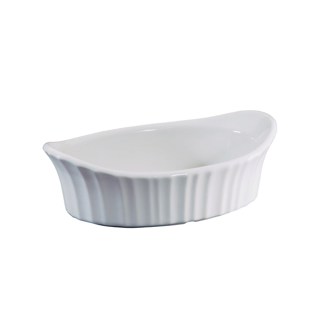 CorningWare French White 18.6 ounce oval appetizer bowl