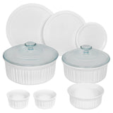 CorningWare® French White® 10-piece Round Bakeware Set