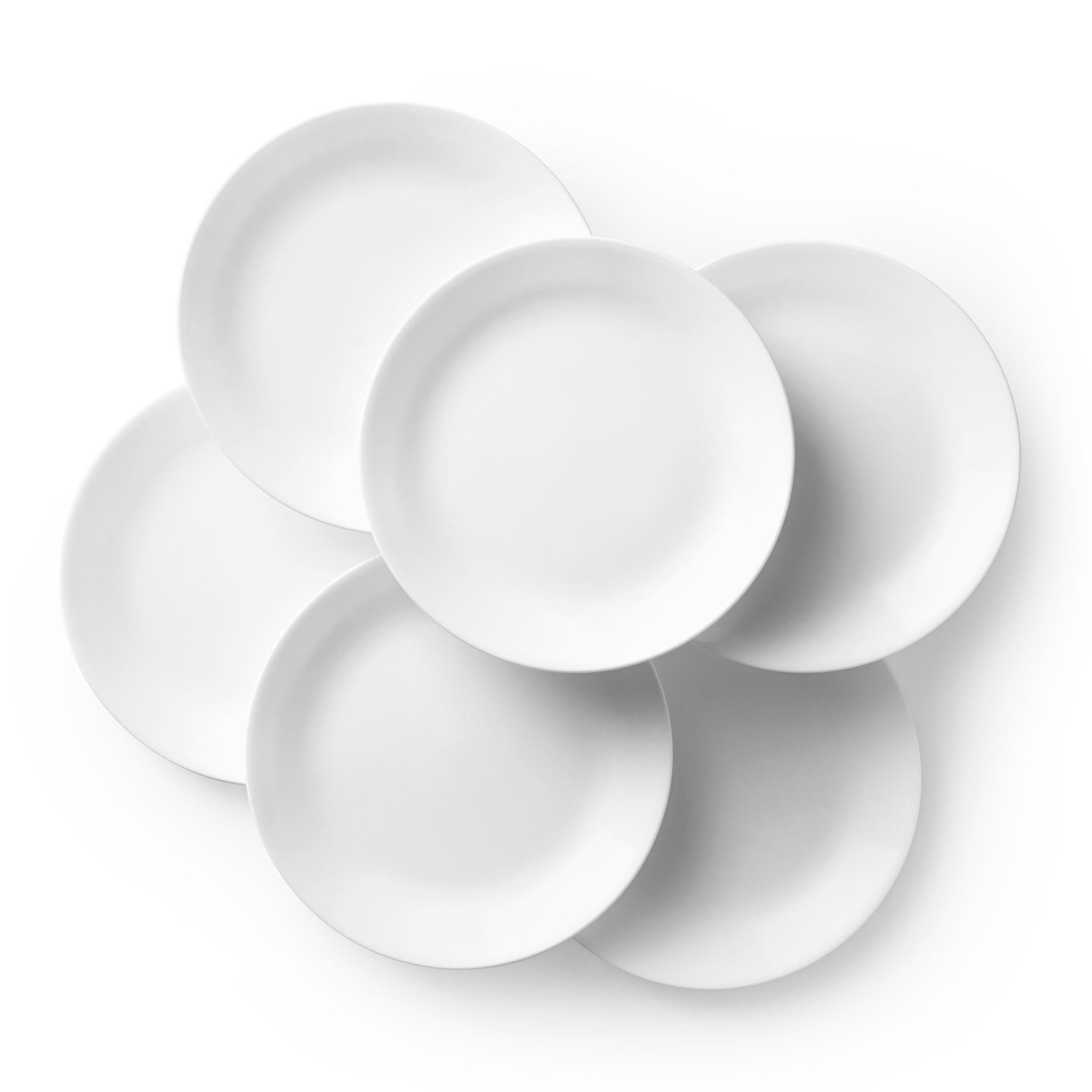 Corelle Livingware 10.25 Dinner Plate Winter Frost White Set of 6