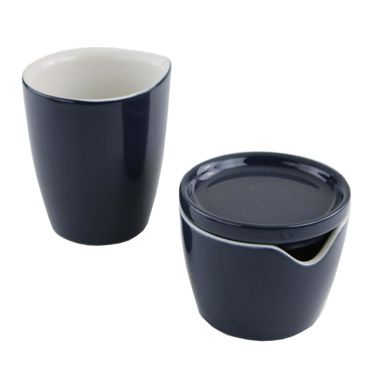 Corningware Midnight Blue Cream and Sugar Set