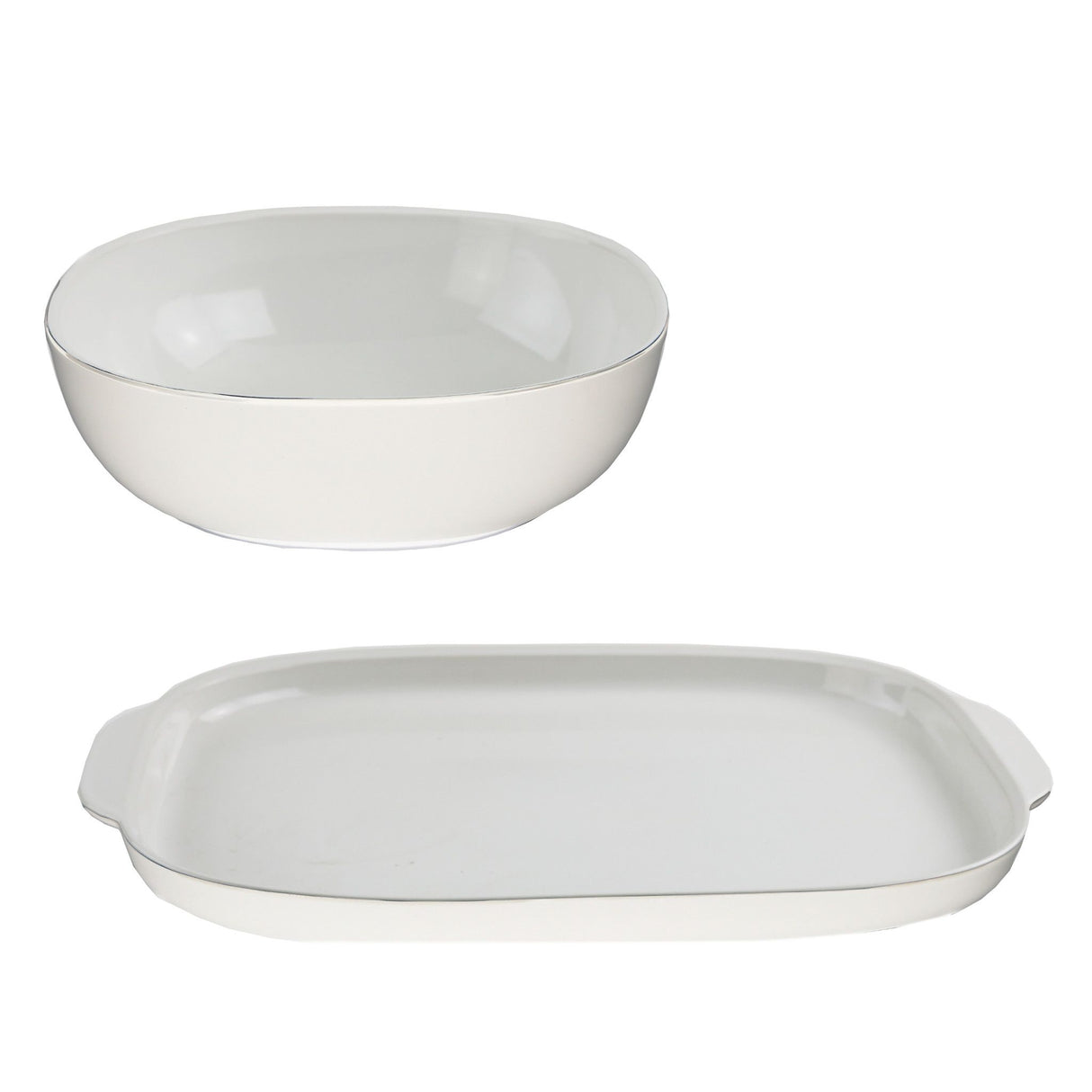 CW by Corningware Everyday Powder 2-pc Serving Set (white)