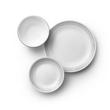 Mystic Gray 18-pc Dinnerware Set Top View