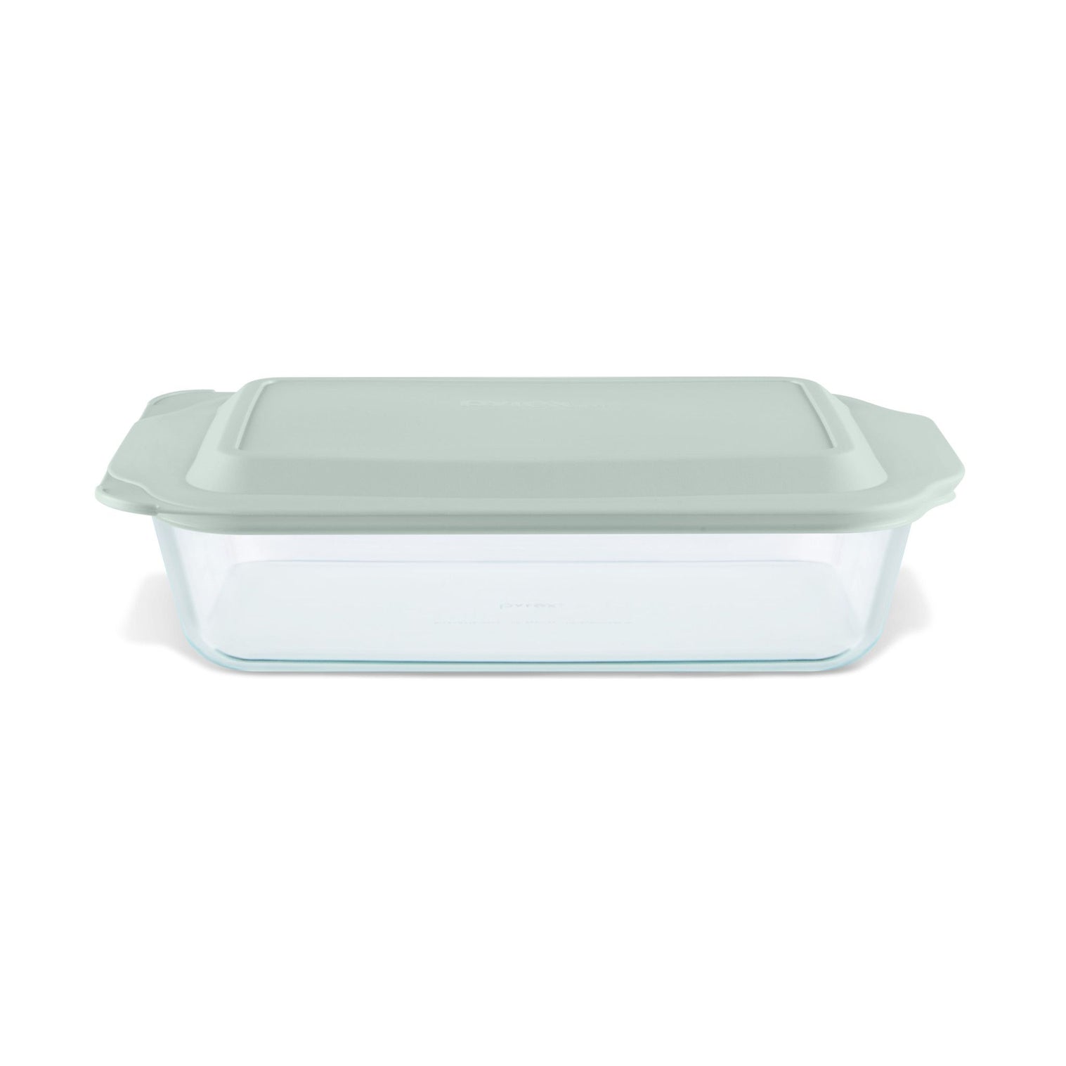 Pyrex® Deep 9 x 13" Rectangular Glass Baking Dish with Sage Green Lid