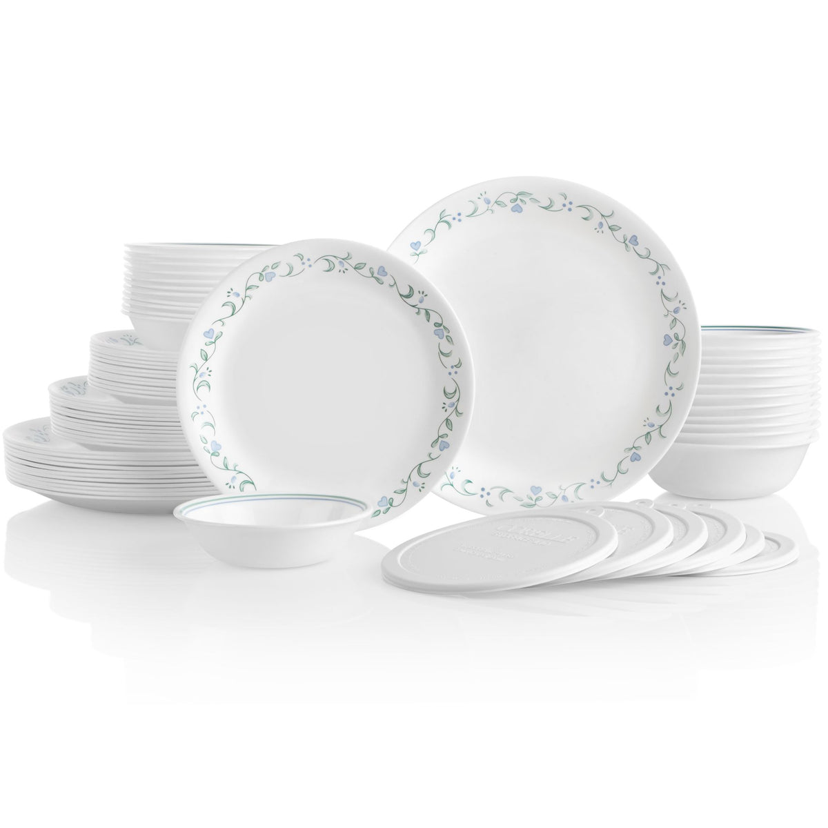 Corelle® Country Cottage 66-piece Dinnerware Set, Service for 12