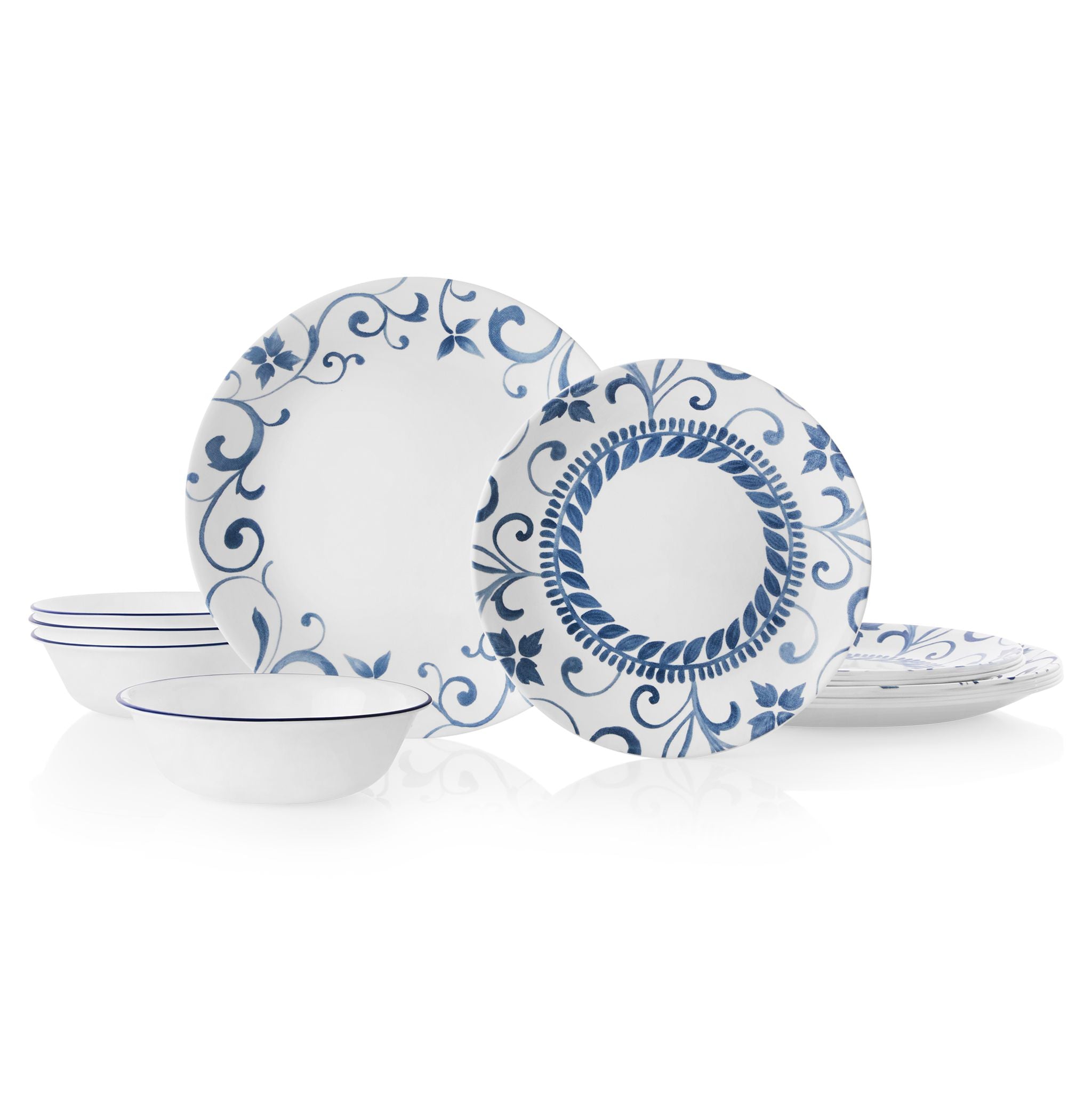 Corelle Artemis 12 piece Dinnerware Set Service for 4