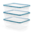Total Solution® 6-piece Rectangular Plastic Food Storage Set