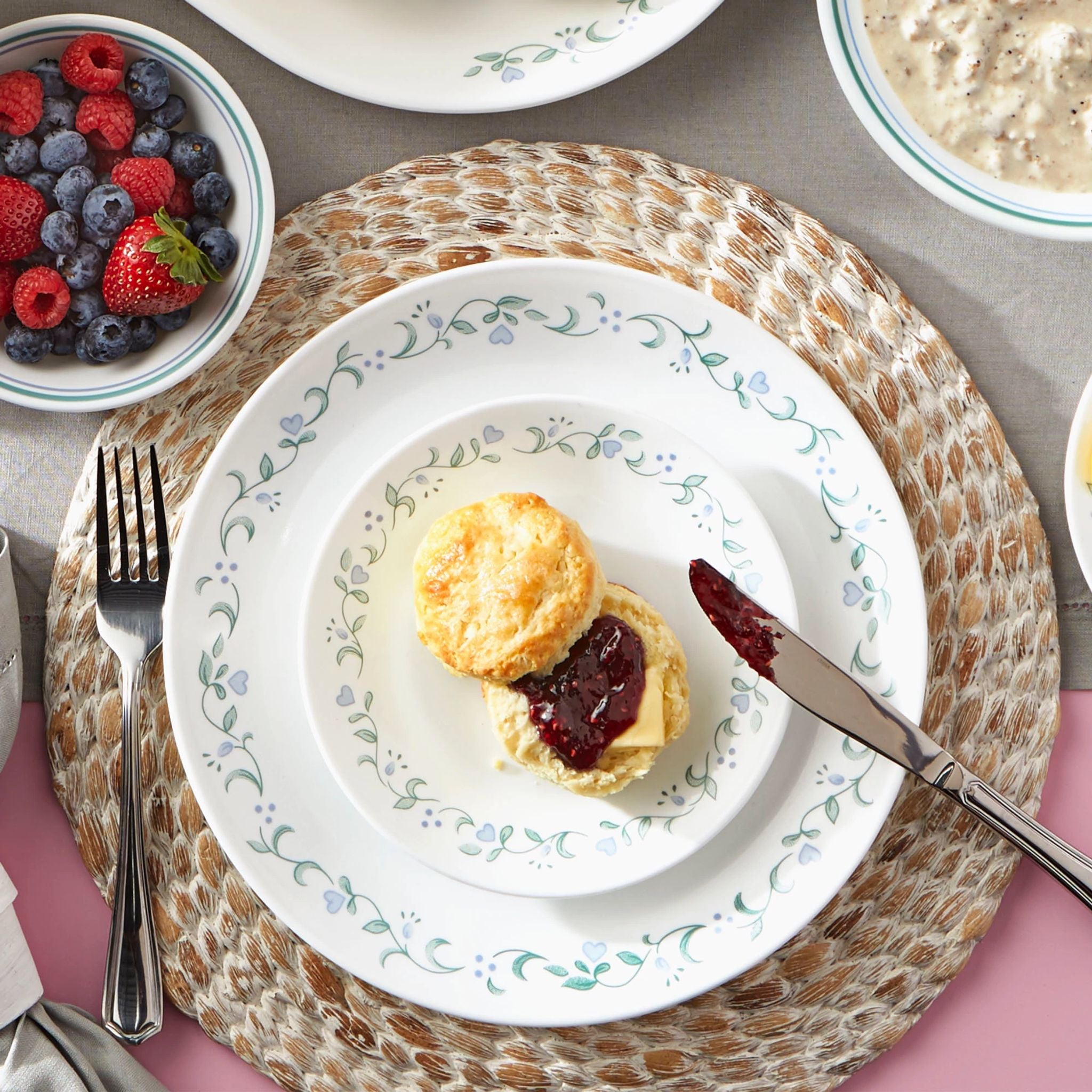 Country plate sets hot sale