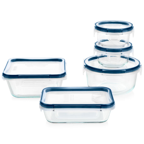FreshLock Plus™ Glass Storage with Microban 10-piece Set
