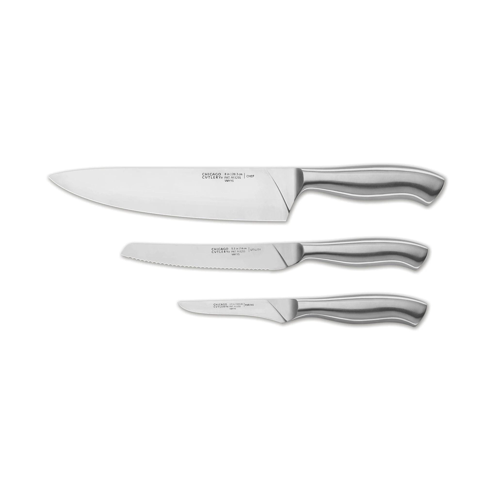 corningware Chicago Cutlery® Insignia Steel™ 3-piece Knife Set