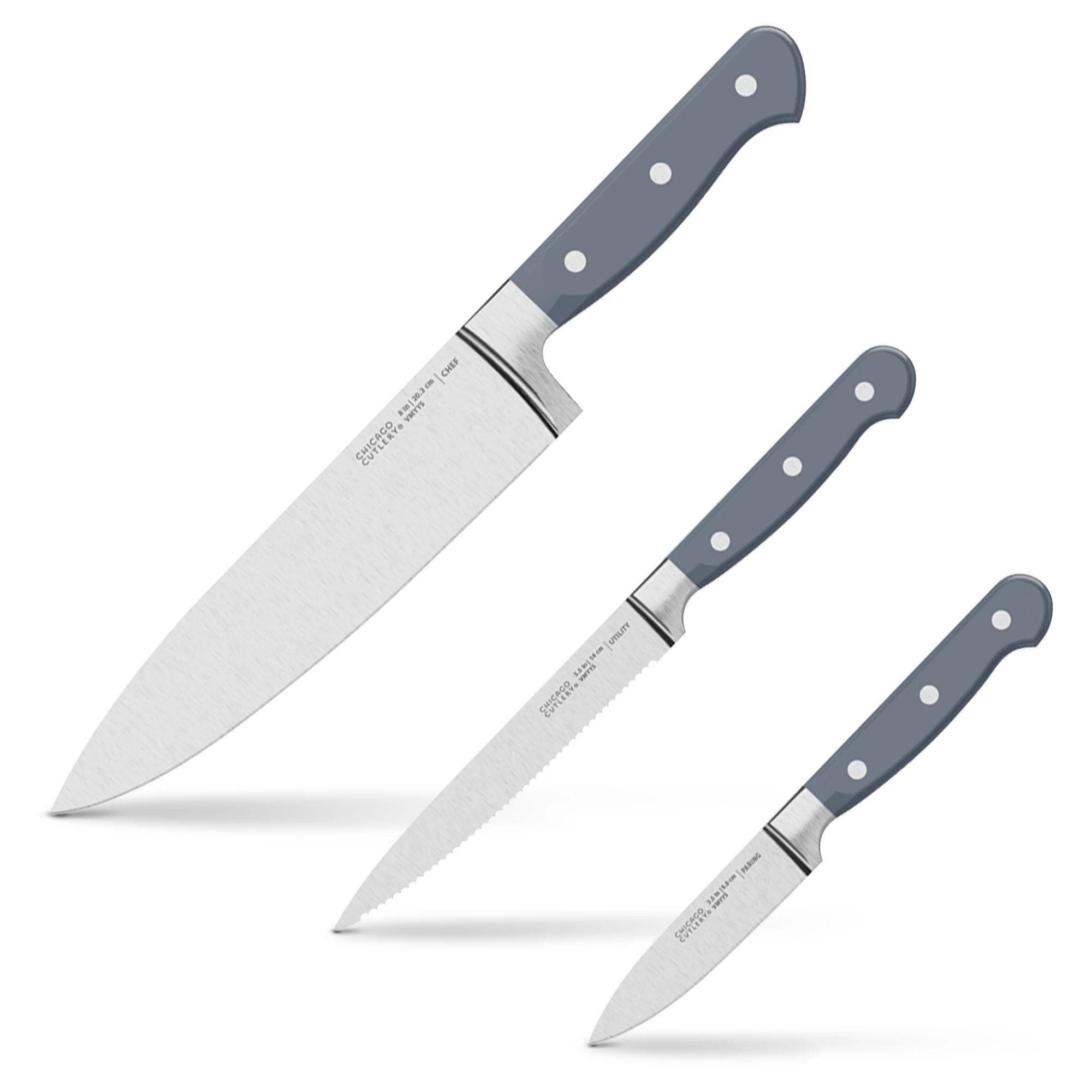 corningware Chicago Cutlery® Halsted 3-piece Knife Set
