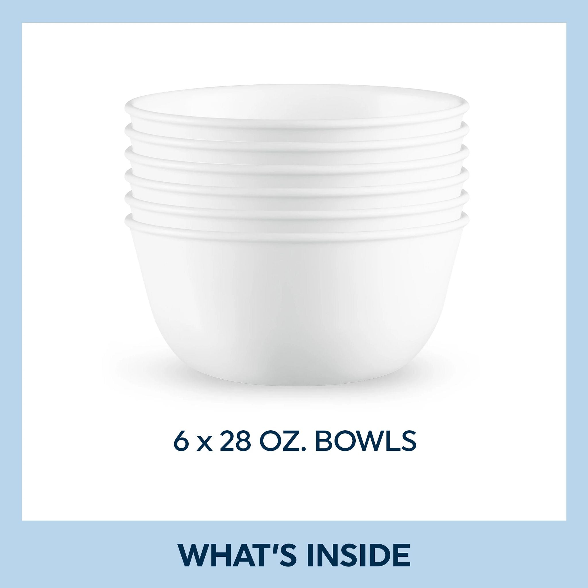 Corelle winter frost white 28 oz bowl shop