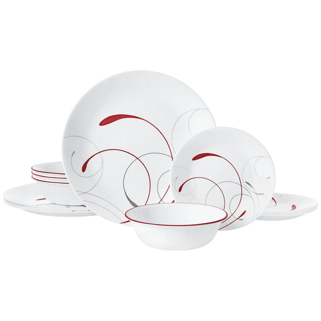 Splendor Round 12-piece Dinnerware Set, Service for 4