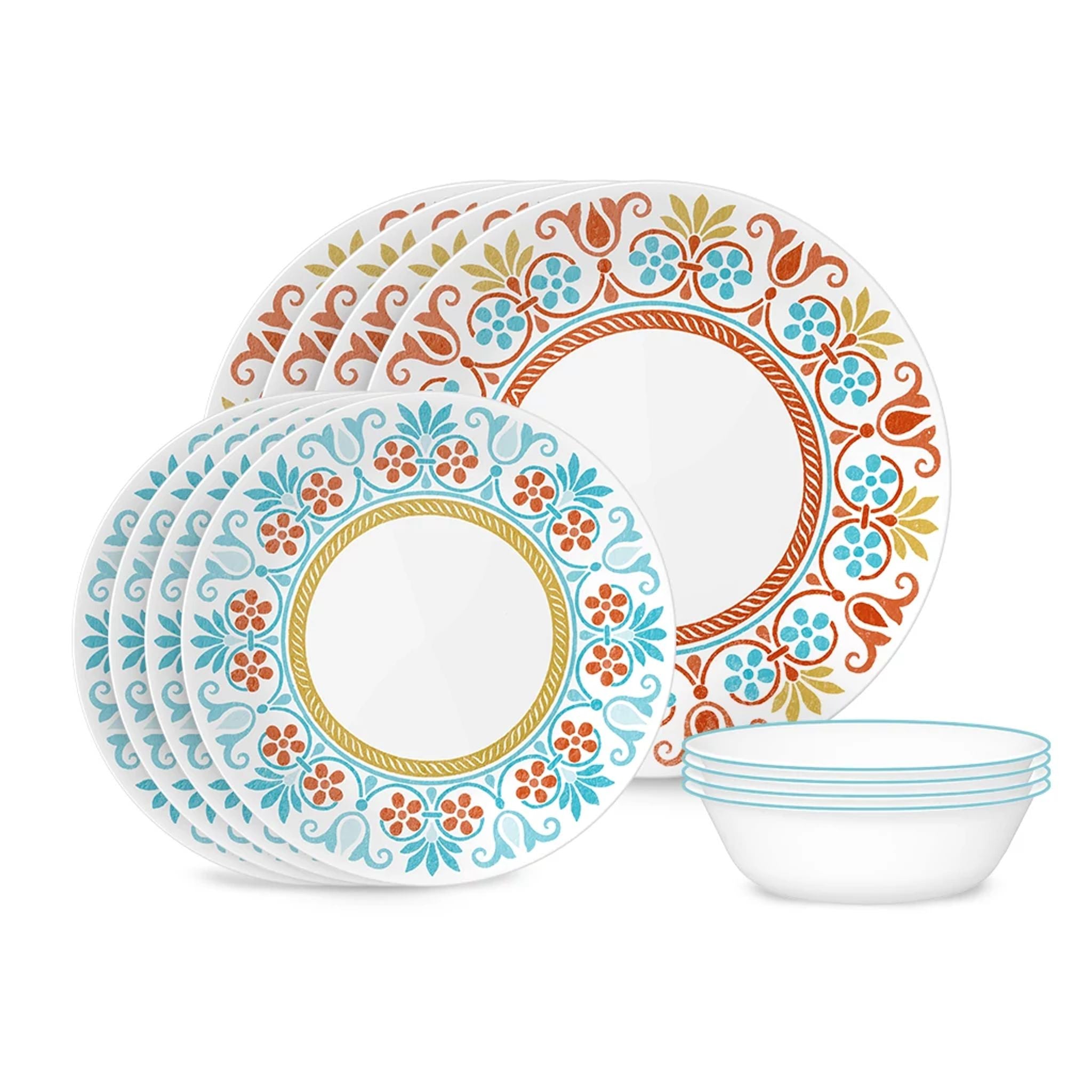 Corelle 12 Piece Dinnerware Set Terracotta Dreams