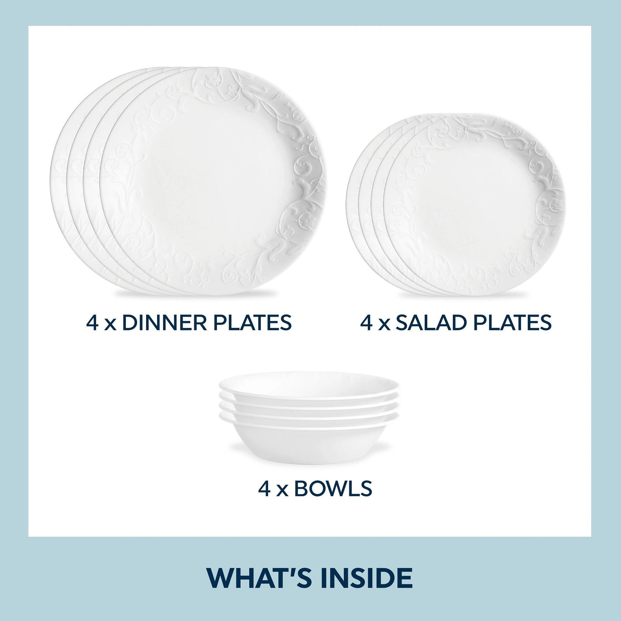  Bella Faenza 16-pc Dinnerware plates &amp; bowls