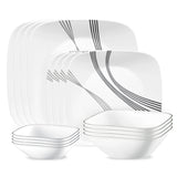 Urban Arc 16-piece Dinnerware Set, Service for 4