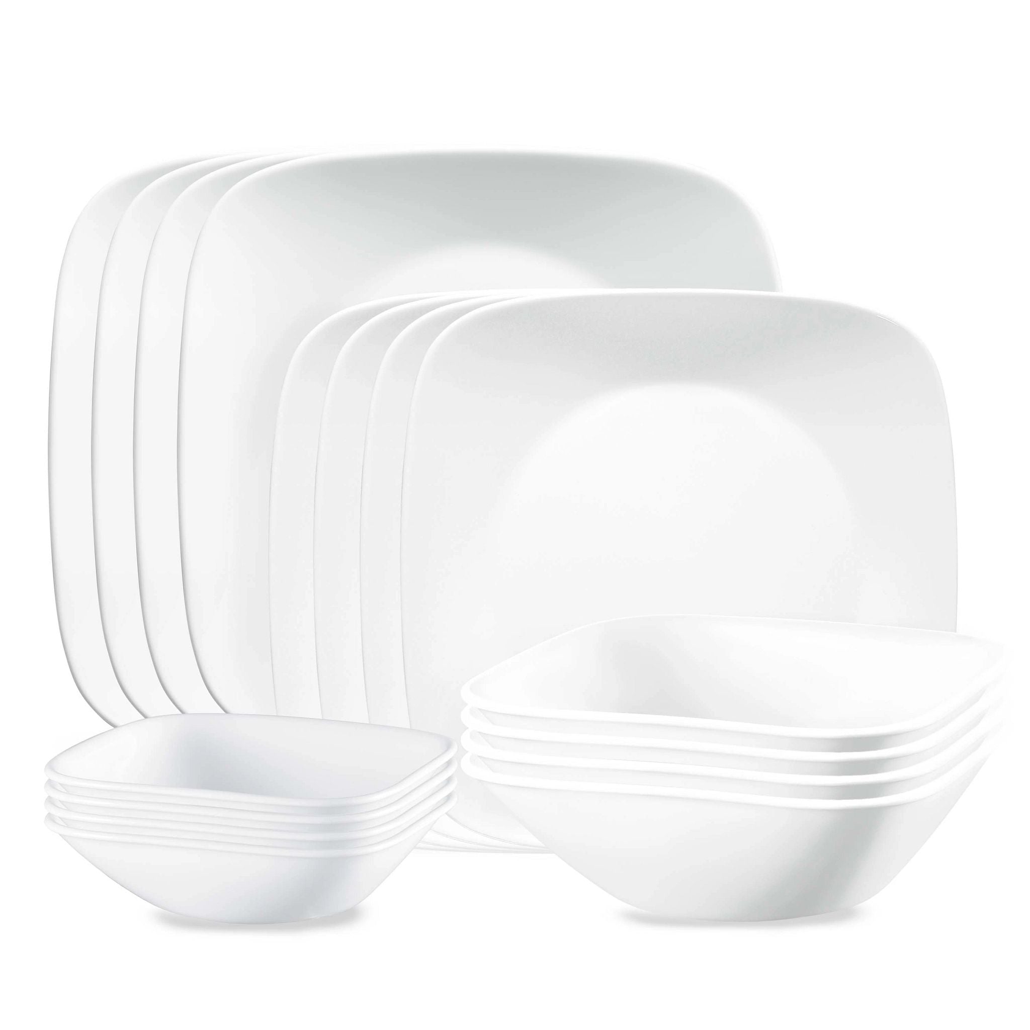 Corelle Vivid White 16 pc. Dinnerware Set