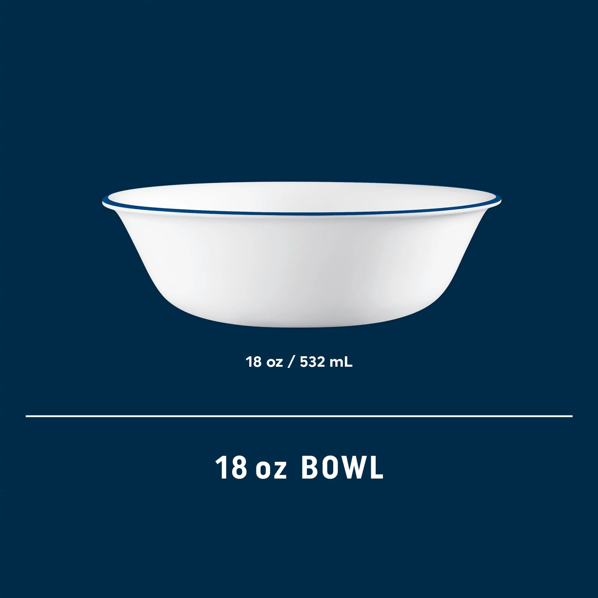 Corelle® Caspian Lace 18-ounce Cereal Bowl