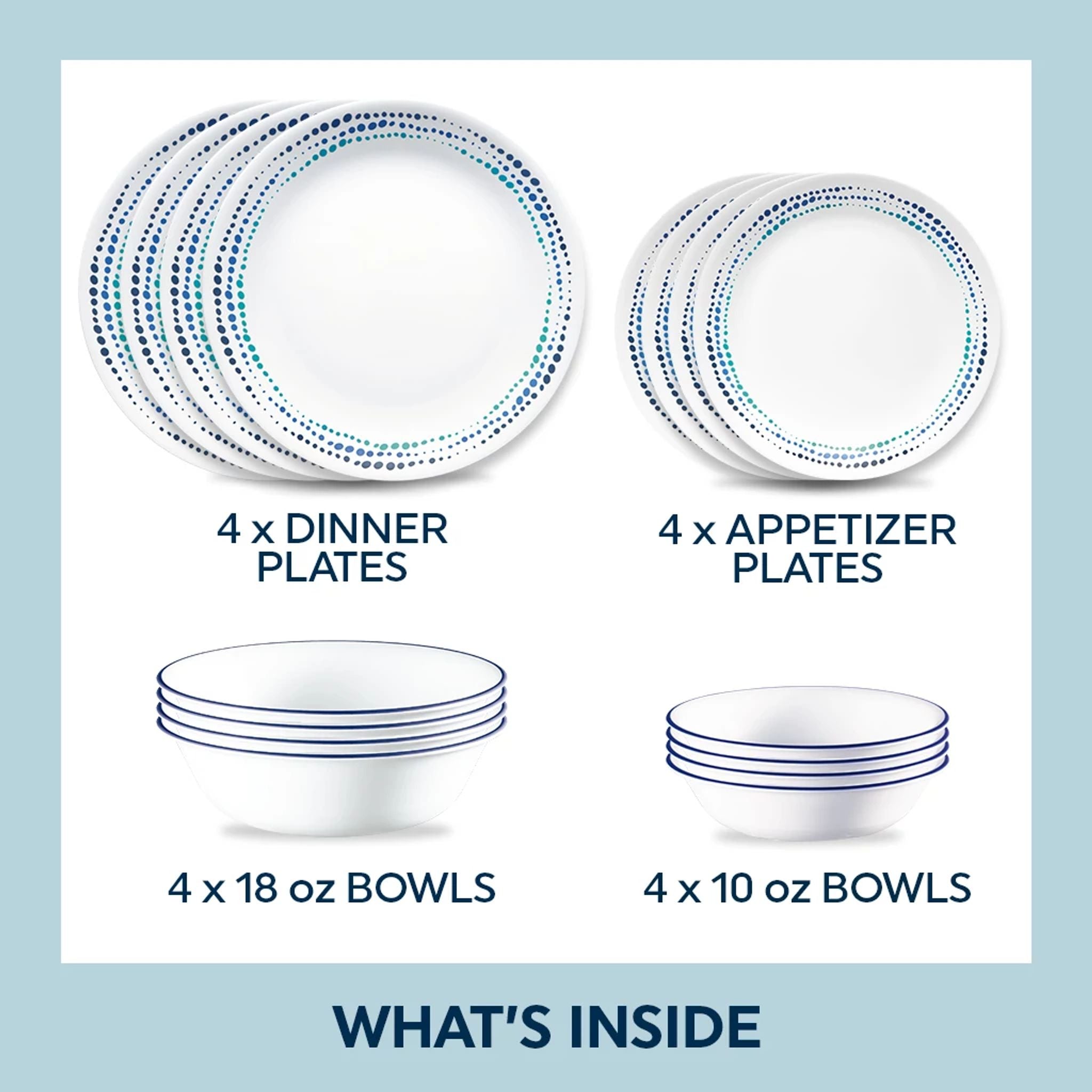 Corelle ocean blues outlet