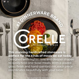  Stoneware Peppercorn plate with text #1 dinnerware brand