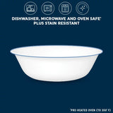  Amelia 18-ounce Cereal Bowl with text with dishwasher, microwave &amp; ovensafe plus stain resistant