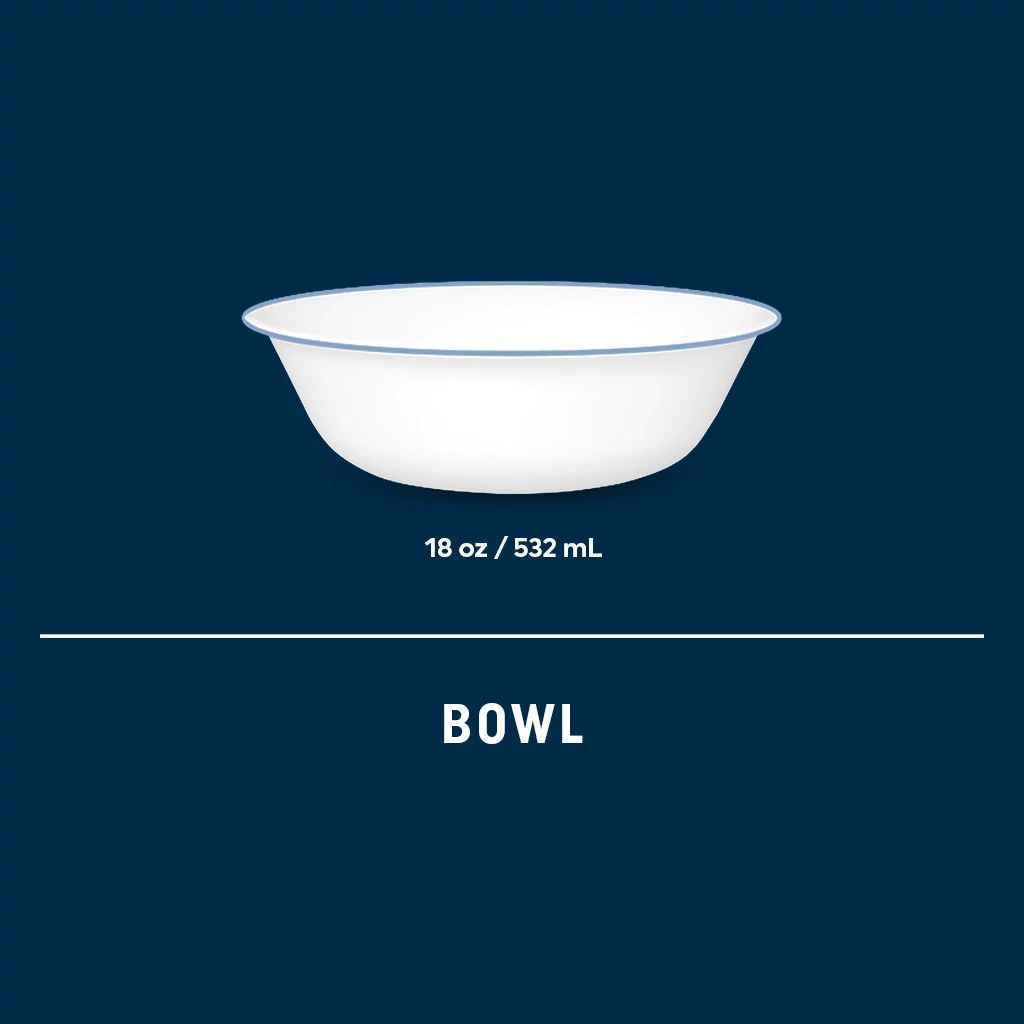  Amelia 18-ounce Cereal Bowl with text showing capacity cereal bowl