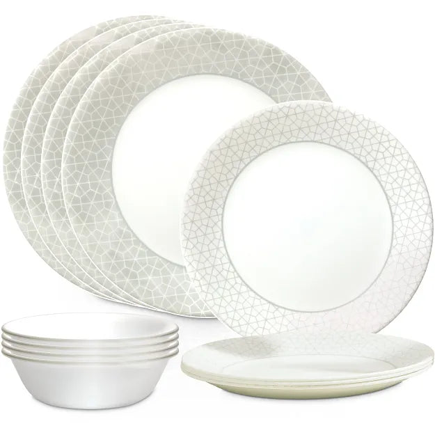 Corelle Mugless Rd. 12 PC Set Knox White