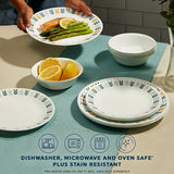  Anders Dinnerware with text dishwasher, microwave &amp; ovensafe plus stain resistant