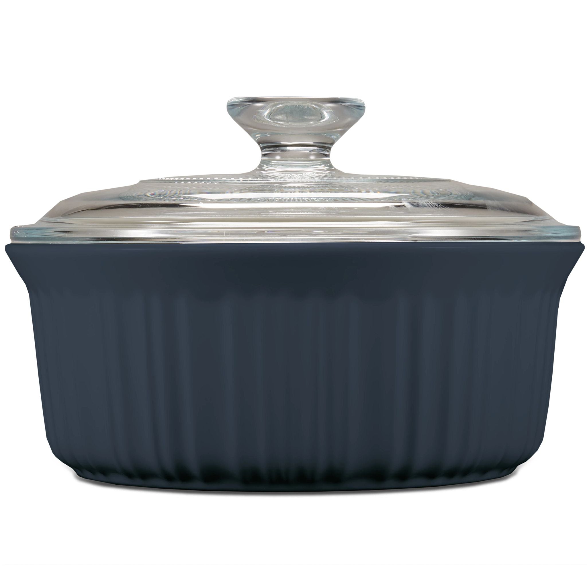 CorningWare French Colors 1.5 quart Round Baking Dish Navy
