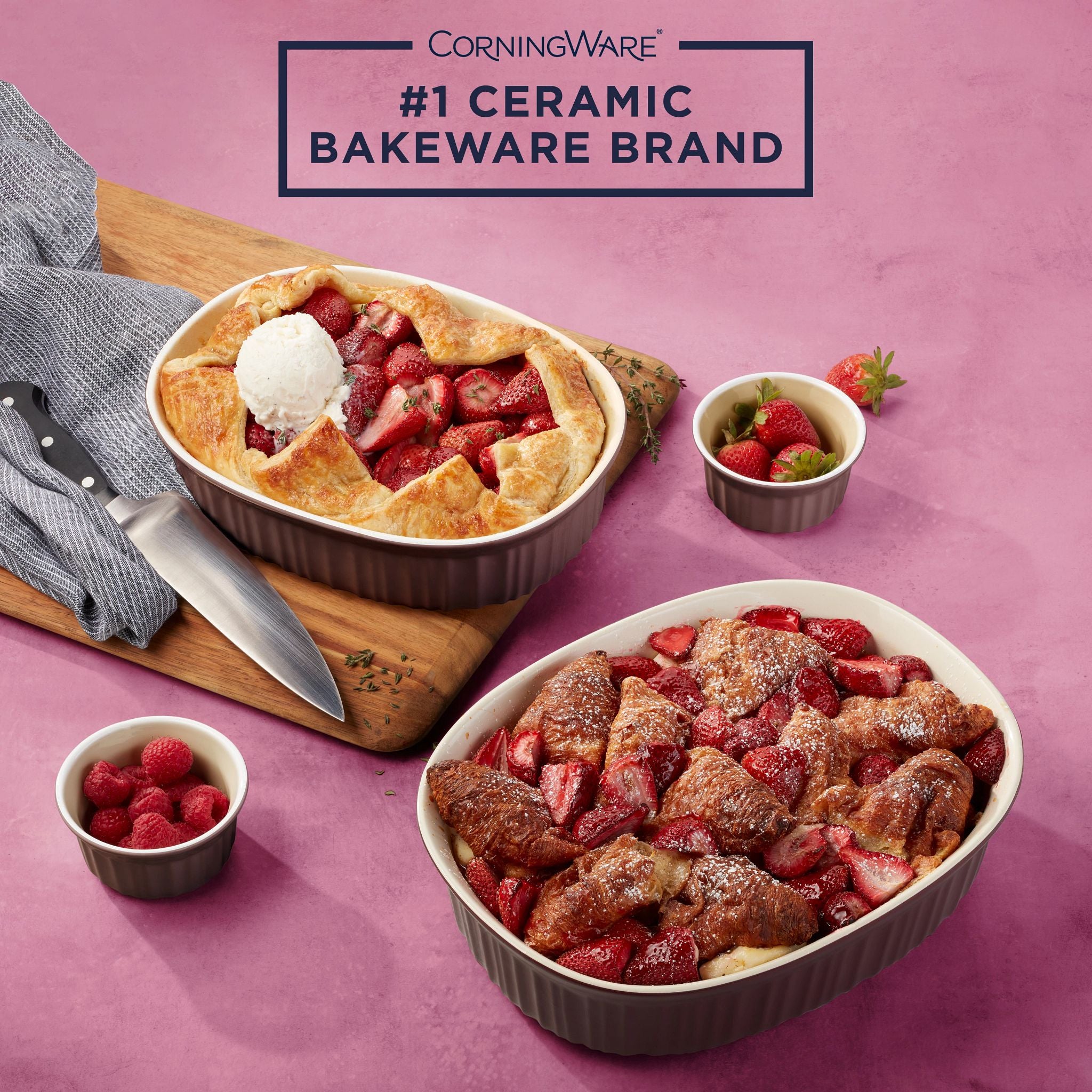 Corningware 10 pc. French Cabernet Bakeware Set