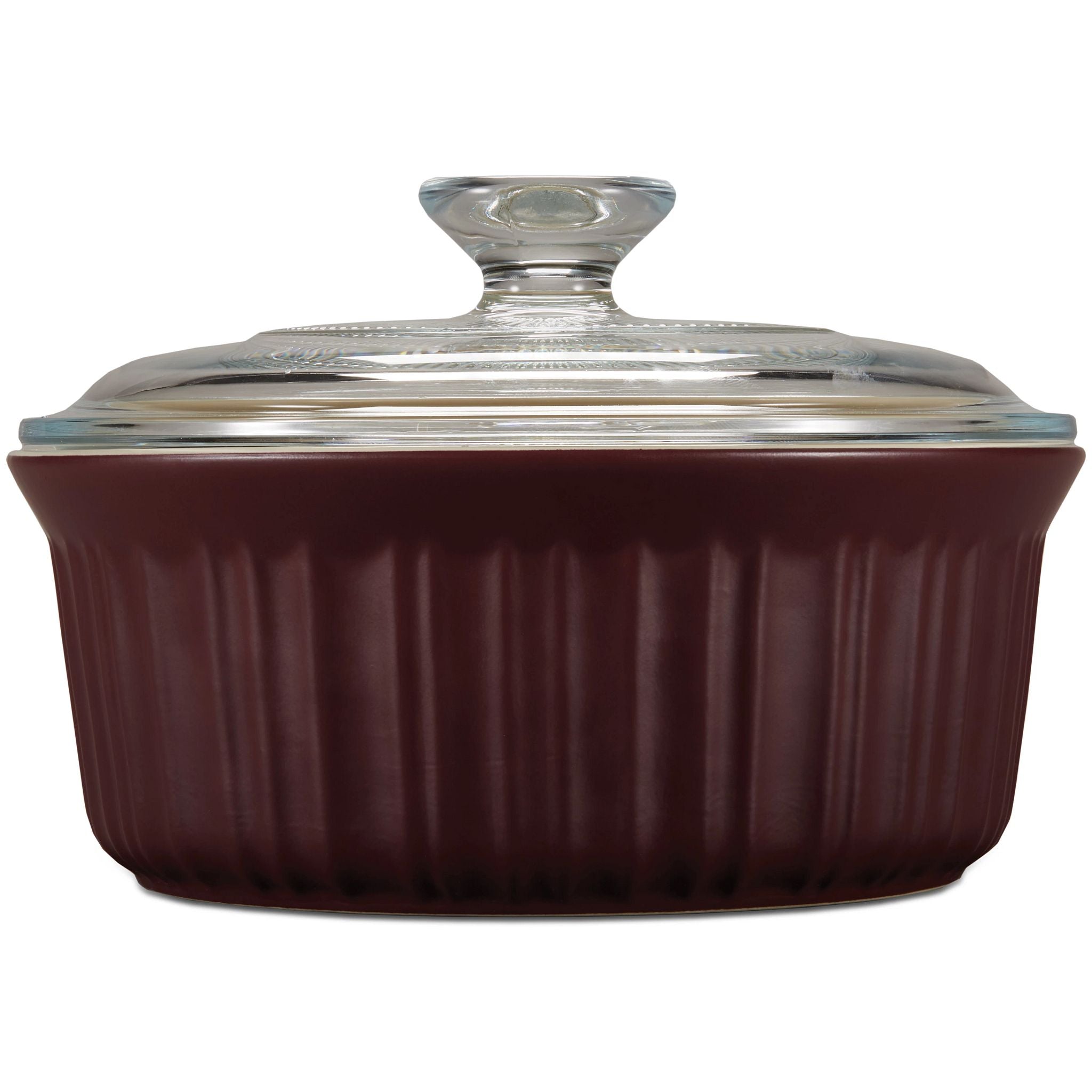 CorningWare French Colors 1.5 quart Round Baking Dish Cabernet
