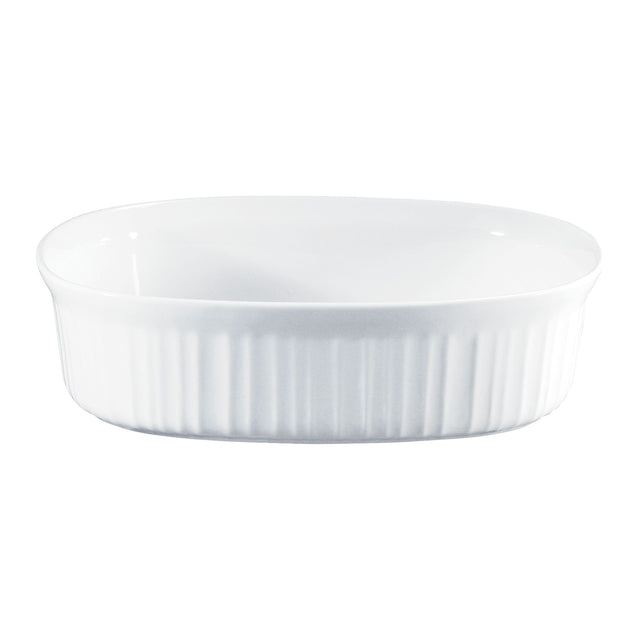 CorningWare® French White® Oval Casserole Dish - Main Image