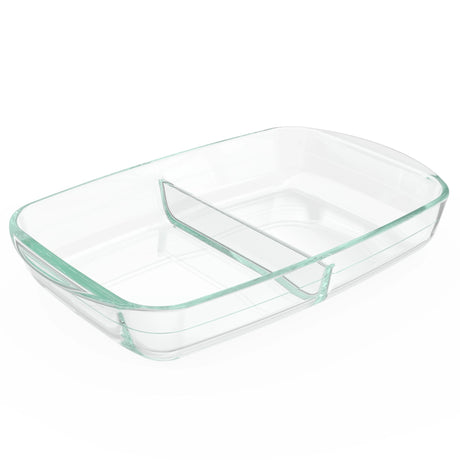 8” x 12” Divided Glass Baking Dish