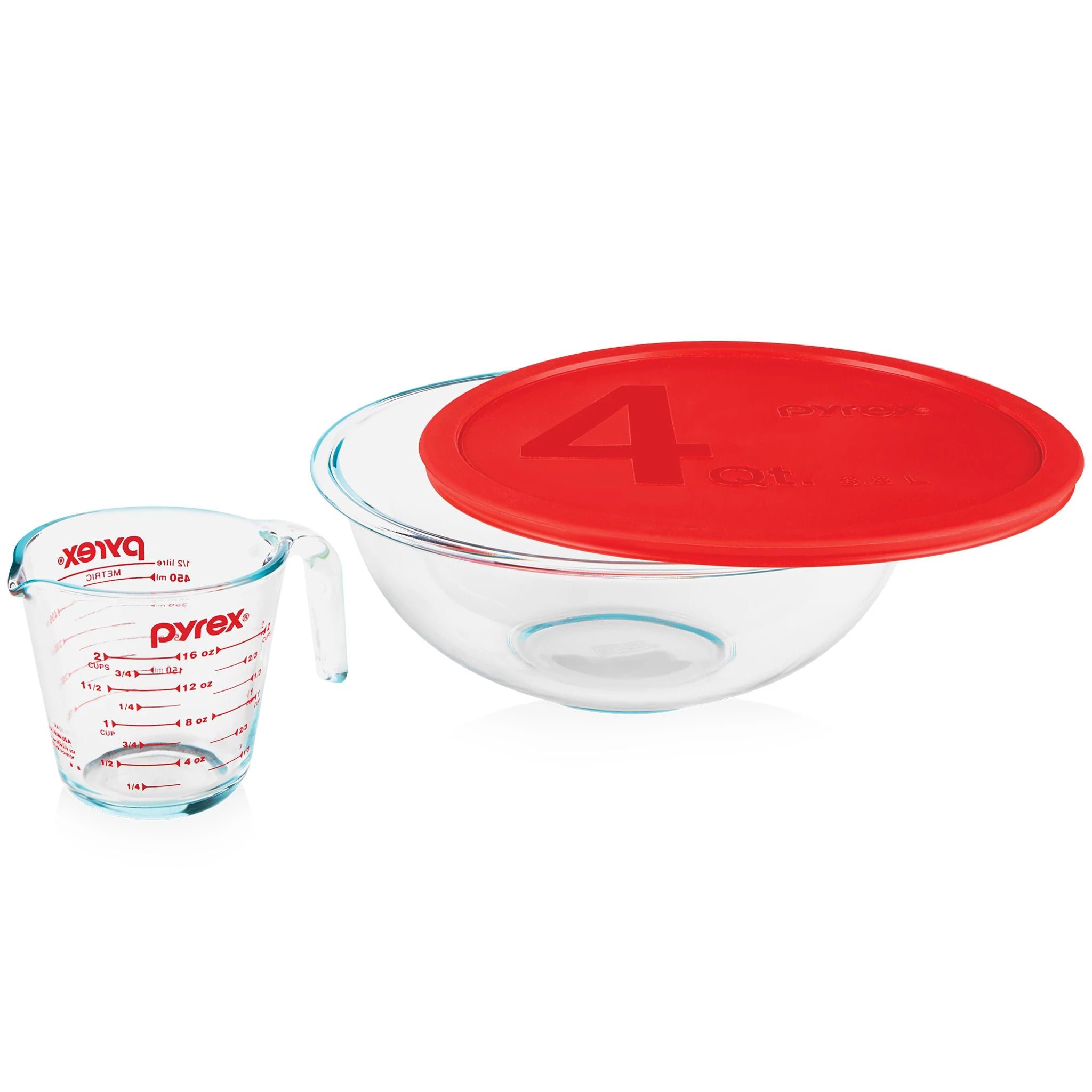Pyrex 8pc smart essentials mixing bowl set shop