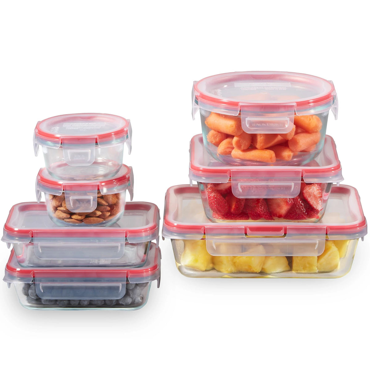 Pyrex® FreshLock™ 14-piece Glass Storage Set