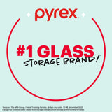  text that says Pyrex #1 Glass Storage Brand