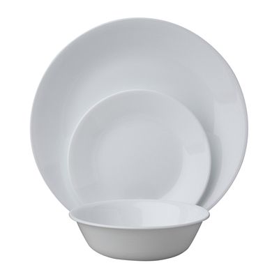 Corelle® Winter Frost White 18-piece Dinnerware Set, Service for 6