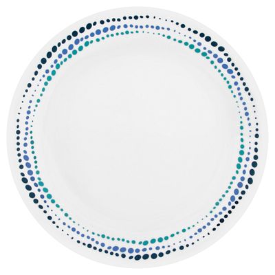 Corelle 1119400 Livingware Ocean Blues 10.25 Plate