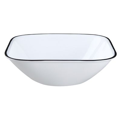 Corelle Square 22 Ounce Soup Cereal Bowl Simple Lines