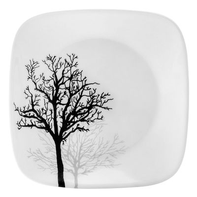 Corelle Square Timber Shadows Dinner Plate