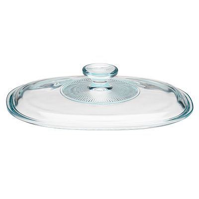 French White® 1.5-qt Oval Glass Lid