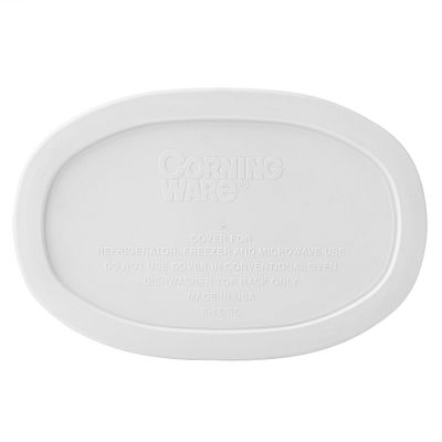 French White® 15-oz Oval Plastic Lid