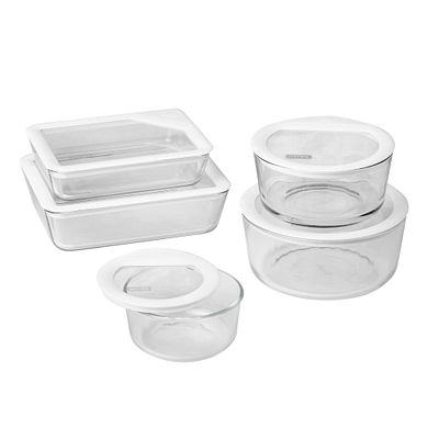 Ultimate 10-piece Storage Set with White Lids