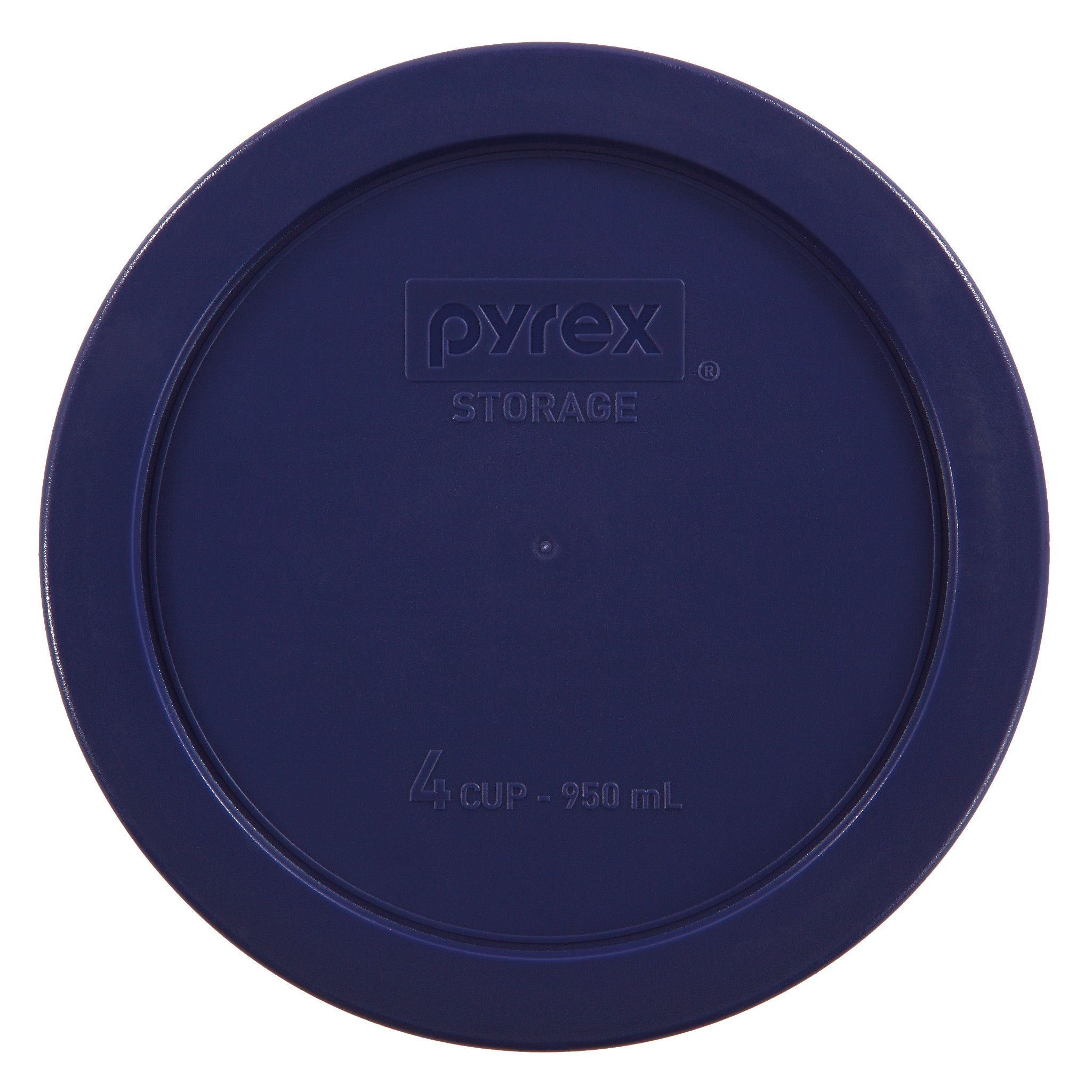 超格安価格 Pyrex® 4-cup Round Plastic Lid, Dark Blue トップス