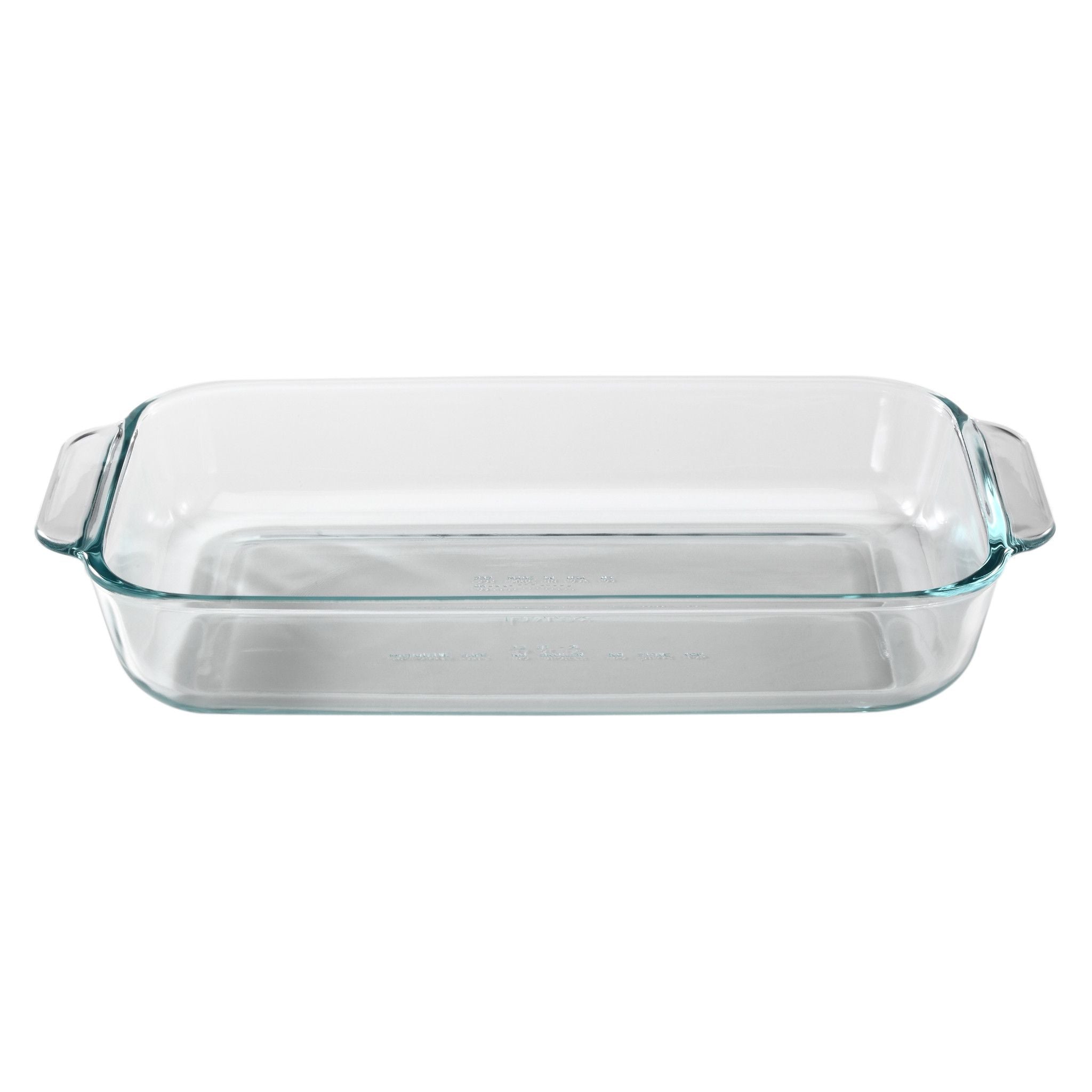 Pyrex Basics 2 Quart Oblong Glass Baking Dish Clear