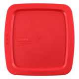 Easy Grab® 8" x 8" Square Plastic Lid  Red
