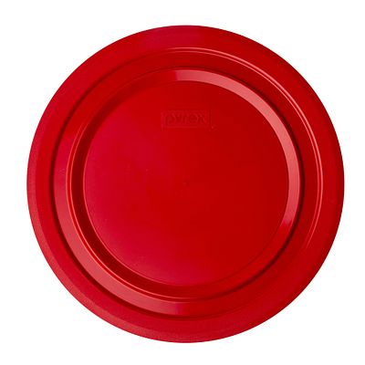 4.5-qt Round Plastic Lid  Red