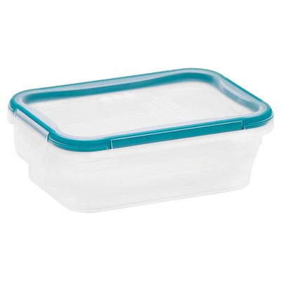  Total Solution™ Plastic Food Storage 3.01 Cup  Rectangle with lid on