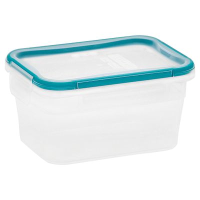  Total Solution™ Plastic Food Storage 5.02 Cup  Rectangle with lid on